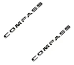 14-17 Jeep Compass Right & Left Front Door Black Gloss Nameplate Emblem. Fixed Price $118.57.