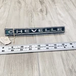 1967 Chevy / Chevrolet Chevelle Trunk Emblem Oem #7656571 Badge Nameplate. Fixed Price $16.99.