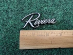 Buick Oem Riviera Black Vintage Script Emblem Badge Logo Nameplate Insignia 1S4. Fixed Price $24.99.