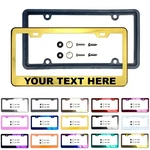 Etchedcustomize Stainless Steel License Plate Frame Metal Caps New FIT-GTC4LUSSO. Fixed Price $33.99.