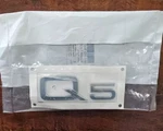 New Oem Audi Q5 Decklid Tailgate Emblem 8R0-853-741-2ZZ. Fixed Price $28.94.