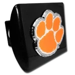 Clemson University Orange Emblem Black Hitch Cover. Fixed Price $41.95.