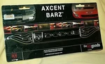 Dodge Accent New Axcent Barz Chroma 2004 #1103 Silver Black Flames Metal.. Fixed Price $19.99.