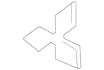 Genuine Mitsubishi Emblem MR991090. Fixed Price $25.32.