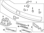 Genuine Honda Hatch Emblem 75716-3A0-A00. Fixed Price $20.76.