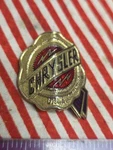 Grille Medallion 1936 Chrysler Airflow Export Emblem Vee Shape Sharp Bend Nos. Fixed Price $125.00.