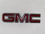 Used Gmc Sierra Savana Yukon Red Chrome Inch Rear Logo Emblem 22884137. Fixed Price $49.99.