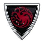 3" Game Of Thrones House Targaryen Shield Chrome Metal Domed Auto Emblem. Fixed Price $49.99.