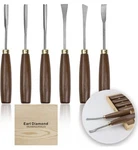 Earl Diamond Wood Carving Tools Set Of 6PC Chisels Quality. Fixed Price $29.99.