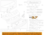 Ford Oem 13-16 Mkz Trunk Lid Exterior Trim-nameplate DP5Z9942528D. Fixed Price $9.20.