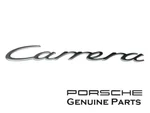 Genuine Porsche Decklid Emblem Logo "carrera" Satin Silver 996559237104PU. Fixed Price $98.00.