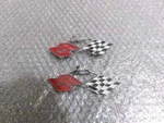 Chevrolet 58 Impala Coupe Genuine Normal Side Emblem 2-PIECE Set 47226 / Q3-1926. Fixed Price $291.00.