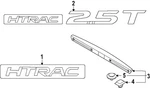 Genuine Hyundai Tailgate Emblem 86316-K5100. Fixed Price $32.55.