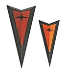 Reproduction Black Front And Rear Arrowhead Emblem Set 2004-2006 Pontiac Gto. Fixed Price $75.98.