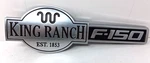 2012 Ford F150 King Ranch Tailgate Emblem Oem 9L34-99402A17-CB. Fixed Price $19.95.