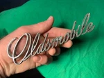 1973-76 Oldsmobile Rear Deck Trunk Lid Emblem Oem 9858566 Gm 74 75. Fixed Price $40.00.