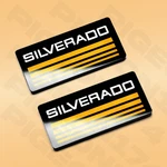 Truck Side Cab Emblem For Silverado / Tahoe Suburban Yellow Pillar Plate Badge. Fixed Price $16.72.