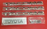 Toyota Tacoma Emblems 5 Pcs Set/ Doors And Tailgate Chrome Abs Decals New ,. Fixed Price $22.99.