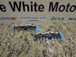 Jeep Wrangler New Polar Edition Set Of 2 Nameplate Fender Emblem Badge Mopar. Fixed Price $202.21.
