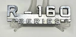 International Harvester R-160 Series 50S Fender Emblem Badge Ornament 116231-R1. Fixed Price $55.00.
