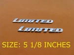 Toyota Tundra Tacoma Sequoia 4RUNNER Limited Side Emblem Logo Badge Sign A44188. Fixed Price $35.00.