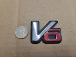Oem V6 Engine Motor Emblem Badge Logo Insignia 897020963. Fixed Price $12.99.