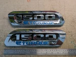 Oem 2019-2024 Dodge Ram 1500 Left & Right Hood Emblem Trim. Fixed Price $39.95.