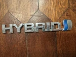 Toyota Hybrid Chrome Emblems Badges Nameplates Oem Original L040 R040 Pair #2. Fixed Price $8.55.