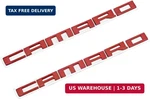 Camaro Badge 2PCS Red - Set Of Replacement Emblems For Chevrolet. Fixed Price $30.86.