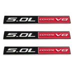 Fits (3PC) Mustang Gt Emblem F150 FX4 Coyote V8 5.0L Decal Badge. Fixed Price $14.99.