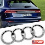 RSQ8 Sport Liftgate Audi Ring Nameplate Emblem Logo Badge Chrome Sline. Fixed Price $34.99.