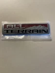 Chevy Gmc All Terrain Rear Tailgate Letter Nameplate Emblem Badge Sport Chrome. Fixed Price $14.99.