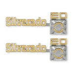 04-545 Brothers Trucks Set Of Emblems For Chevy Chevrolet C20 K20 Pair. Fixed Price $178.61.