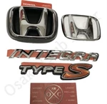 Genuine Oem 2005-06 DC5 Honda Integra Front & Rear Emblems Acura Rsx Type Jdm. Fixed Price $227.77.