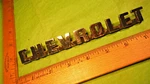 CA34 Chevrolet Fender Emblem Vintage 1960S #3752200 G10 Van Pickup Trk. Fixed Price $39.99.