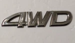 2001-2007 Toyota Sequoia Rear Tailgate 4WD Emblem Badge Script Logo Factory Oem. Fixed Price $14.99.