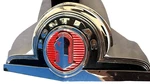 1946 Pontiac 508620 Nos Hood / Grille Ornament Plate Emblem. Fixed Price $290.00.