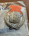 Nos Oem Gm Cadillac Badge Black 20725641. Fixed Price $40.00.