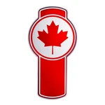 United Pacific 10978 Emblem Chrome, Die Cast Canada Flag. Fixed Price $45.14.