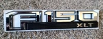 New Ford F-150 Xlt Chrome Fender Emblem Nameplate Side Oem FL3Z-16720-D *ap*. Fixed Price $24.95.