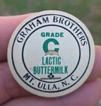 Graham Brothers Dairy Mt. Ulla Nc Nos Milk Bottle Cap 1 5/8" North Carolina. Fixed Price $12.00.