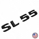01-14 Sl 55 Amg 3D Letter Emblem Trunk Logo Nameplate Badge Decorate Sport Black. Fixed Price $15.99.