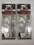 QTY/2 2PK Mossy Oak MEM2004 High Quality Chrome Finish Emblems (2 Packages). Fixed Price $16.16.