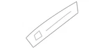 Genuine Nissan Finish Molding 63871-KB50A. Fixed Price $222.38.