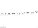 Genuine New Land Rover Discovery Tailgate Badge Rear Brunel Grey Logo 2014+ L462. Fixed Price $156.73.