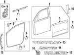 Genuine Toyota Door Emblem 75444-AK030. Fixed Price $62.69.
