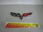 2008-2012 Corvette Front Bumper "crossed Flags" Emblem New Gm # 22901567. Fixed Price $89.65.