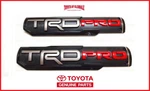 2016-2023 Toyota Tacoma Trd Pro Door Emblem Set Genuine 75427-04060/75428-04020. Fixed Price $106.10.