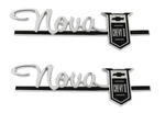 Trim Parts Rear Quarter Emblem Set 1963 Nova 1964 Front Fender. Fixed Price $119.98.