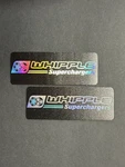 2X Whipple Superchargers Waterproof Decal Sticker Badge (new). Fixed Price $8.99.